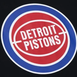 Apparel Mitchell & Ness Hoodies & Sweatshirts-Game Time Fleece Hoodie Vintage Logo Detroit Pistons
