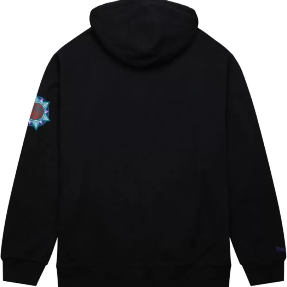 Apparel Mitchell & Ness Hoodies & Sweatshirts-Game Time Fleece Hoodie Vintage Logo Utah Jazz