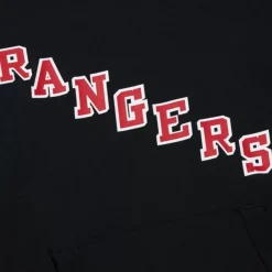 Apparel Mitchell & Ness Hoodies & Sweatshirts-Game Time Fleece Hoodie Vintage Logo New York Rangers