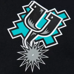 Apparel Mitchell & Ness Hoodies & Sweatshirts-Game Time Fleece Hoodie Vintage Logo San Antonio Spurs