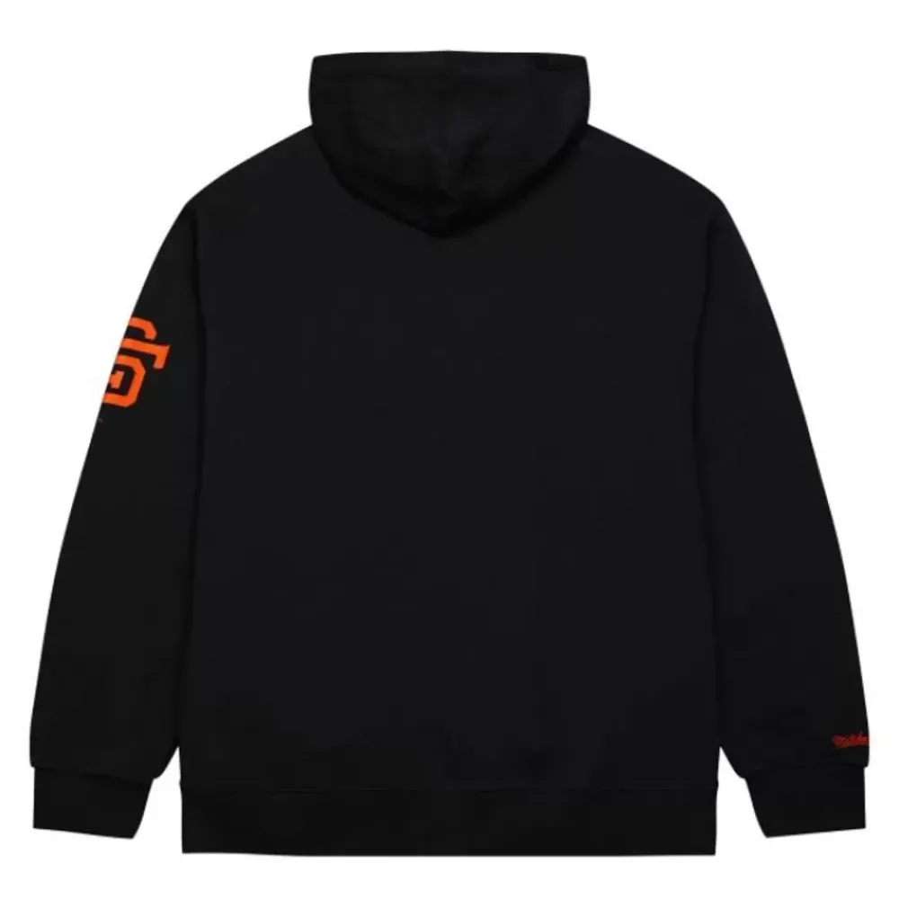 Apparel Mitchell & Ness Hoodies & Sweatshirts-Game Time Fleece Hoodie Vintage Logo San Francisco Giants