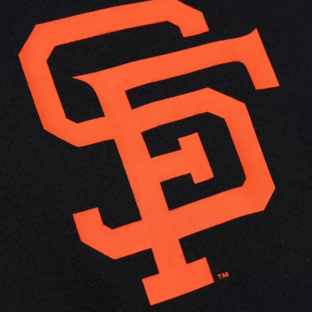 Apparel Mitchell & Ness Hoodies & Sweatshirts-Game Time Fleece Hoodie Vintage Logo San Francisco Giants