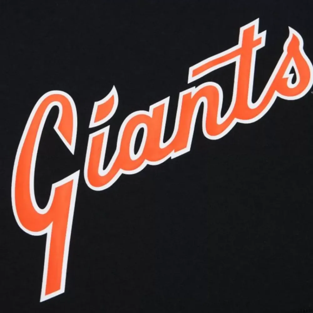 Apparel Mitchell & Ness Hoodies & Sweatshirts-Game Time Fleece Hoodie Vintage Logo San Francisco Giants
