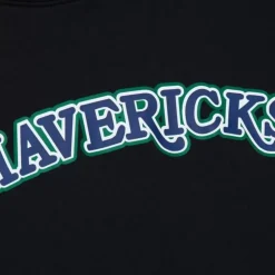 Apparel Mitchell & Ness Hoodies & Sweatshirts-Game Time Fleece Hoodie Vintage Logo Dallas Mavericks