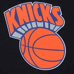 Apparel Mitchell & Ness Hoodies & Sweatshirts-Game Time Fleece Hoodie Vintage Logo New York Knicks