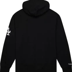 Apparel Mitchell & Ness Hoodies & Sweatshirts-Game Time Fleece Hoodie Vintage Logo Los Angeles Dodgers