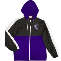 Apparel Mitchell & Ness Jackets & Outerwear-Gameday Lightweight Windbreaker Sacramento Kings