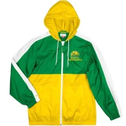Apparel Mitchell & Ness Jackets & Outerwear-Gameday Lightweight Windbreaker Seattle Supersonics