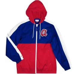 Apparel Mitchell & Ness Jackets & Outerwear-Gameday Lightweight Windbreaker Atlanta Braves