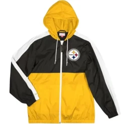 Apparel Mitchell & Ness Jackets & Outerwear-Gameday Lightweight Windbreaker Pittsburgh Steelers