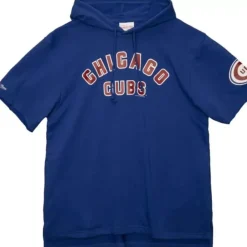 Apparel Mitchell & Ness T-Shirts & Tops-Gameday Ss Ft Hoodie Chicago Cubs
