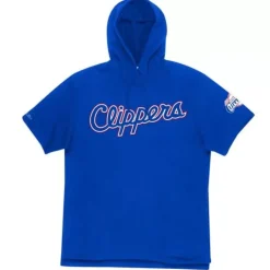 Apparel Mitchell & Ness T-Shirts & Tops-Gameday Ss Ft Hoodie Los Angeles Clippers