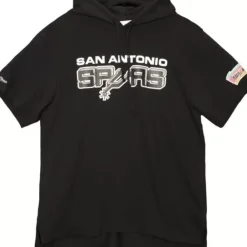 Apparel Mitchell & Ness T-Shirts & Tops-Gameday Ss Ft Hoodie San Antonio Spurs