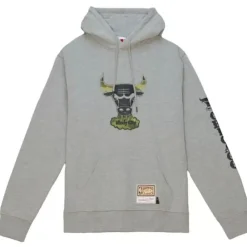 Apparel Mitchell & Ness Hoodies & Sweatshirts-Ghost Green Camo Hoody Chicago Bulls