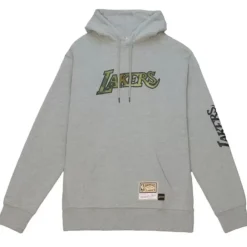 Apparel Mitchell & Ness Hoodies & Sweatshirts-Ghost Green Camo Hoody Los Angeles Lakers