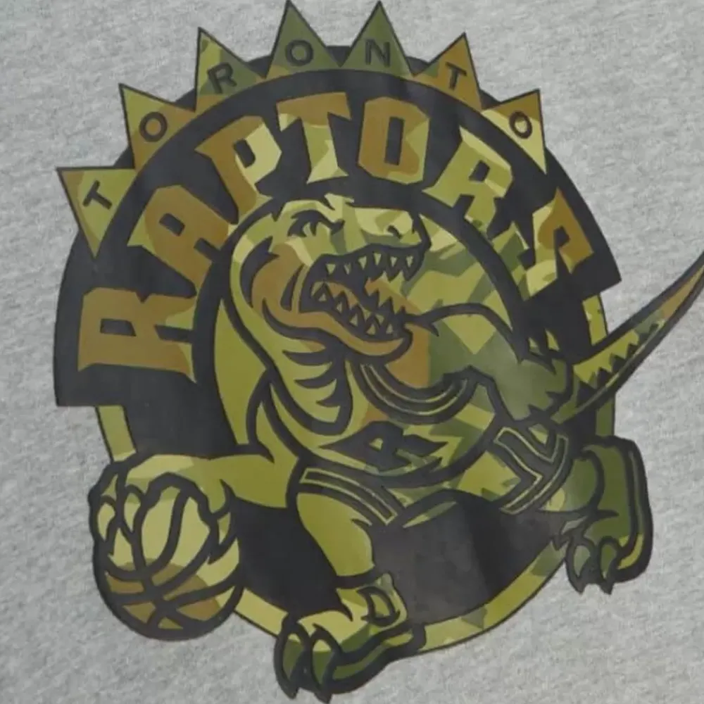 Apparel Mitchell & Ness Hoodies & Sweatshirts-Ghost Green Camo Hoody Toronto Raptors