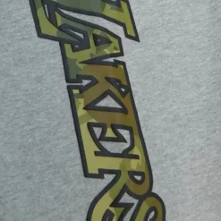 Apparel Mitchell & Ness Pants-Ghost Green Camo Sweatpants Los Angeles Lakers