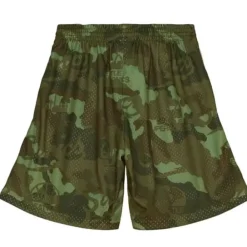 Apparel Mitchell & Ness Shorts-Ghost Green Camo Swingman Seattle Supersonics 1984-85 Shorts