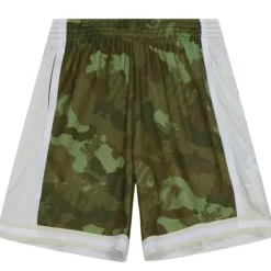 Apparel Mitchell & Ness Shorts-Ghost Green Camo Swingman Milwaukee Bucks 2000-01 Shorts