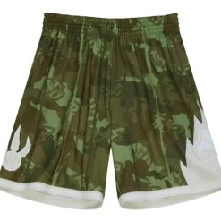 Apparel Mitchell & Ness Shorts-Ghost Green Camo Swingman Toronto Raptors 1998-99 Shorts