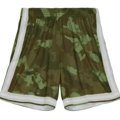 Apparel Mitchell & Ness Shorts-Ghost Green Camo Swingman Boston Celtics 1985-86 Shorts