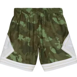 Apparel Mitchell & Ness Shorts-Ghost Green Camo Swingman Chicago Bulls 1997-98 Shorts