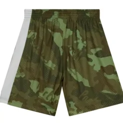 Apparel Mitchell & Ness Shorts-Ghost Green Camo Swingman Portland Trail Blazers 1991-92 Shorts