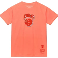 Apparel Mitchell & Ness T-Shirts & Tops-Golden Hour Glaze Ss Tee New York Knicks