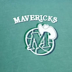 Apparel Mitchell & Ness T-Shirts & Tops-Golden Hour Glaze Ss Tee Dallas Mavericks