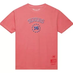 Apparel Mitchell & Ness T-Shirts & Tops-Golden Hour Glaze Ss Tee Philadelphia 76Ers