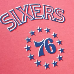 Apparel Mitchell & Ness T-Shirts & Tops-Golden Hour Glaze Ss Tee Philadelphia 76Ers