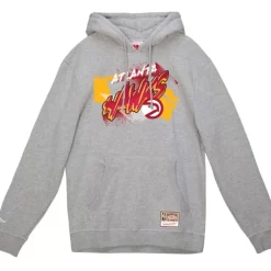 Apparel Mitchell & Ness Hoodies & Sweatshirts-Graff Hoodie Atlanta Hawks