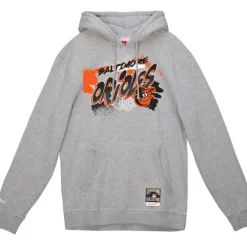 Apparel Mitchell & Ness Hoodies & Sweatshirts-Graff Hoodie Baltimore Orioles