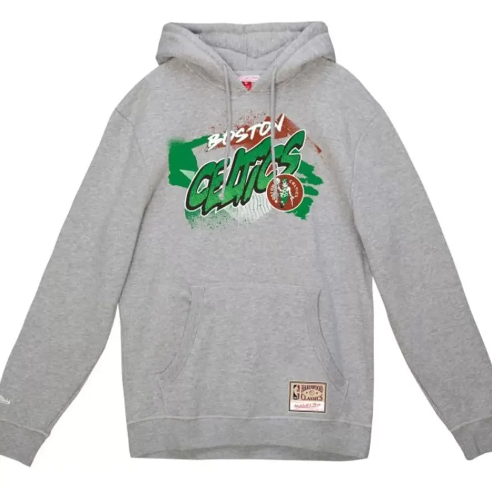 Apparel Mitchell & Ness Hoodies & Sweatshirts-Graff Hoodie Boston Celtics