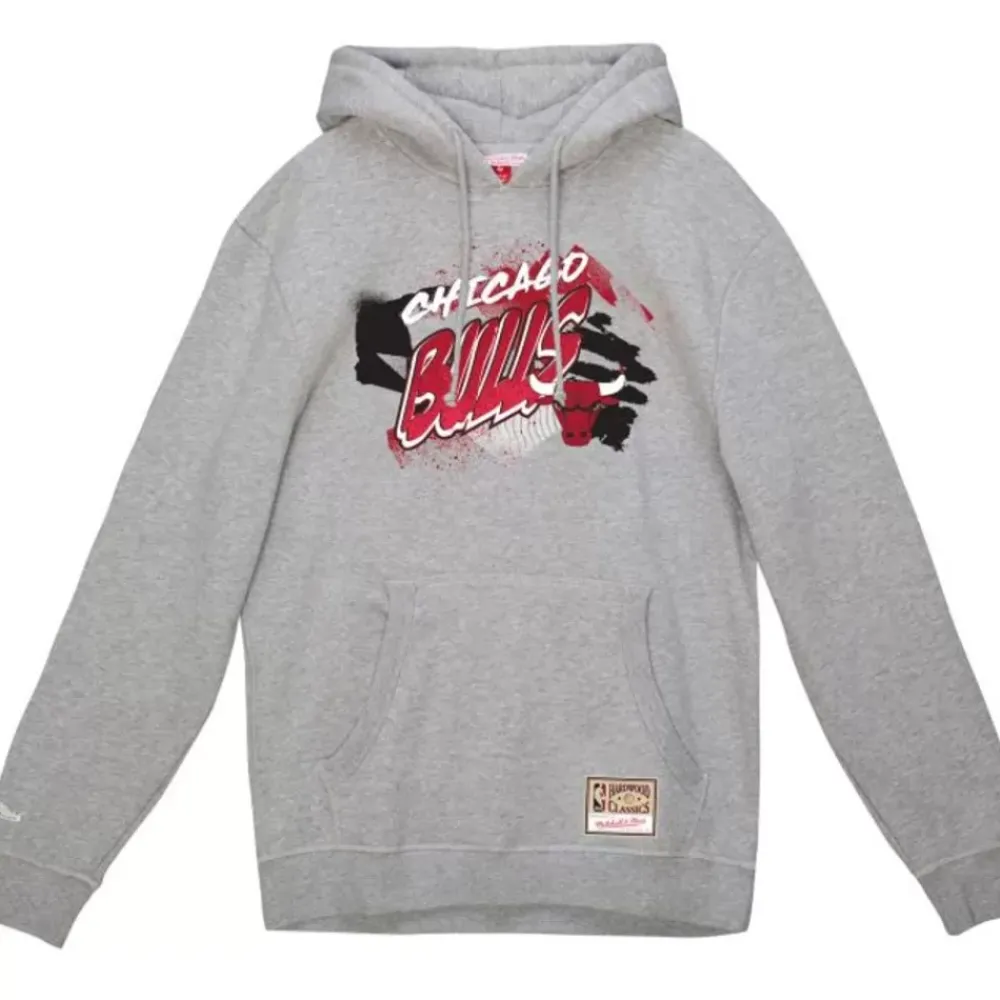 Apparel Mitchell & Ness Hoodies & Sweatshirts-Graff Hoodie Chicago Bulls