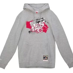Apparel Mitchell & Ness Hoodies & Sweatshirts-Graff Hoodie Cincinnati Reds