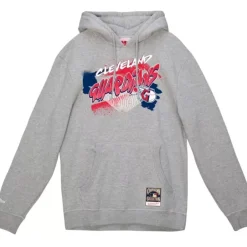 Apparel Mitchell & Ness Hoodies & Sweatshirts-Graff Hoodie Cleveland Guardians