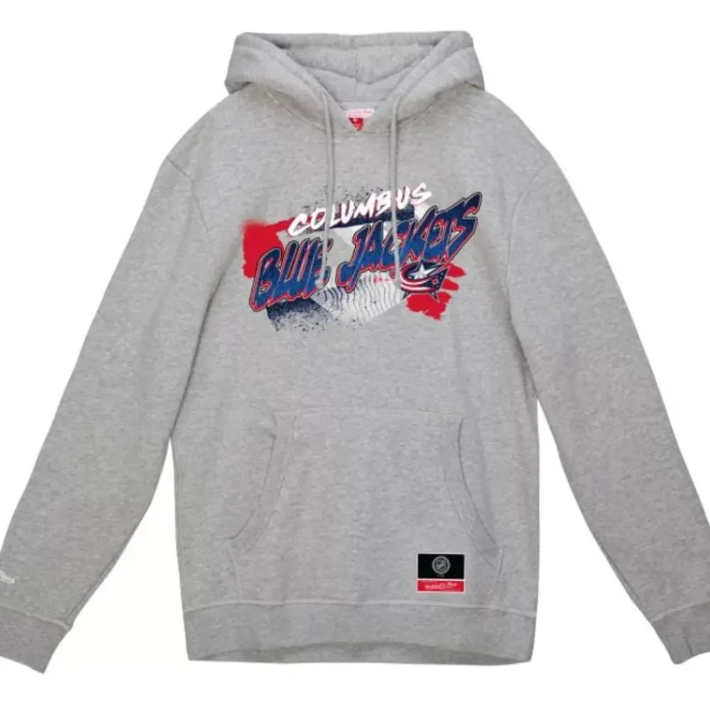 Apparel Mitchell & Ness Hoodies & Sweatshirts-Graff Hoodie Columbus Blue Jackets
