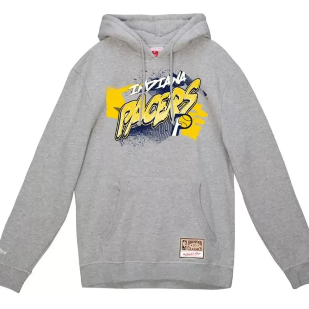 Apparel Mitchell & Ness Hoodies & Sweatshirts-Graff Hoodie Indiana Pacers