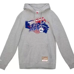 Apparel Mitchell & Ness Hoodies & Sweatshirts-Graff Hoodie Philadelphia 76Ers