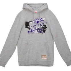 Apparel Mitchell & Ness Hoodies & Sweatshirts-Graff Hoodie Sacramento Kings