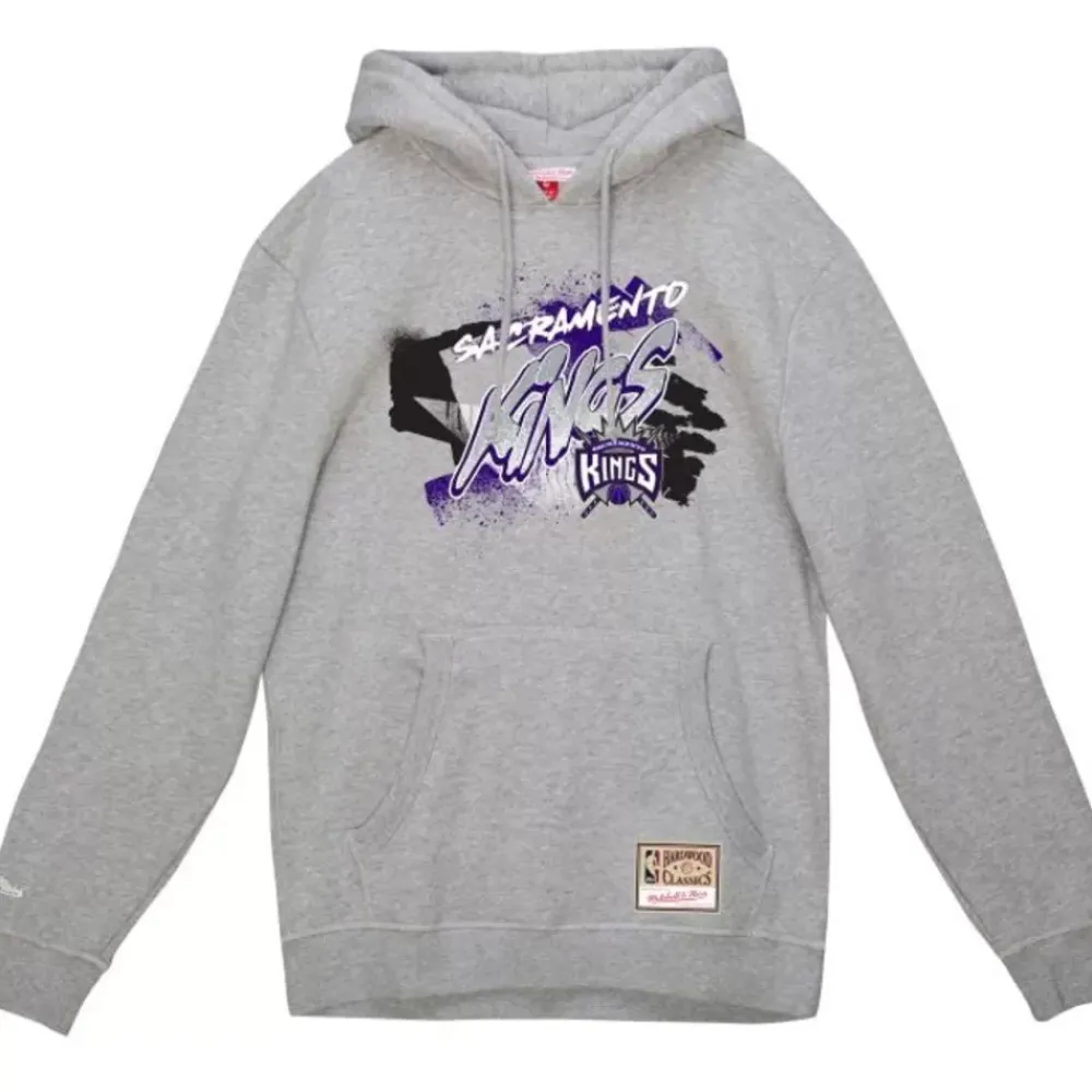 Apparel Mitchell & Ness Hoodies & Sweatshirts-Graff Hoodie Sacramento Kings