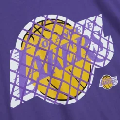 Apparel Mitchell & Ness T-Shirts & Tops-Grid Tee Los Angeles Lakers