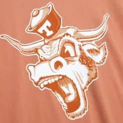 Apparel Mitchell & Ness T-Shirts & Tops-Growling Bevo Tee University Of Texas At Austin