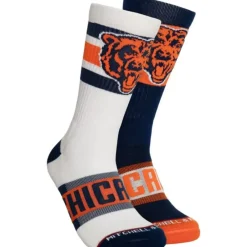 Apparel Mitchell & Ness Accessories-Hail Mary Crew Socks Chicago Bears