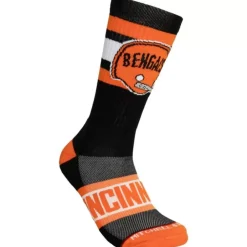 Apparel Mitchell & Ness Accessories-Hail Mary Crew Socks Cincinnati Bengals