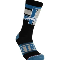 Apparel Mitchell & Ness Accessories-Hail Mary Crew Socks Detroit Lions