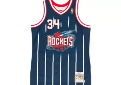 Jerseys Mitchell & Ness -Hakeem Olajuwon 1996-97 Authentic Jersey Houston Rockets