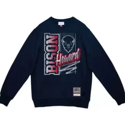 Apparel Mitchell & Ness Hoodies & Sweatshirts-Halftime Script Crew Howard University