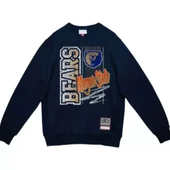 Apparel Mitchell & Ness Hoodies & Sweatshirts-Halftime Script Crew Morgan State University